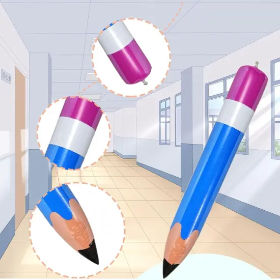 5Pcs Back to School Balloons Big Pencil Foil Balloon Set {4}