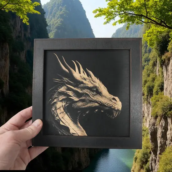 Framed Art - CUSTOM - Dragon {4}