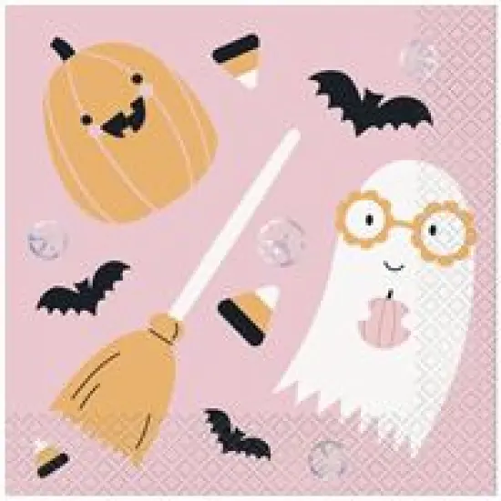 Groovy Halloween Luncheon Napkins 16ct - Iridescent Foil Stamping {1}