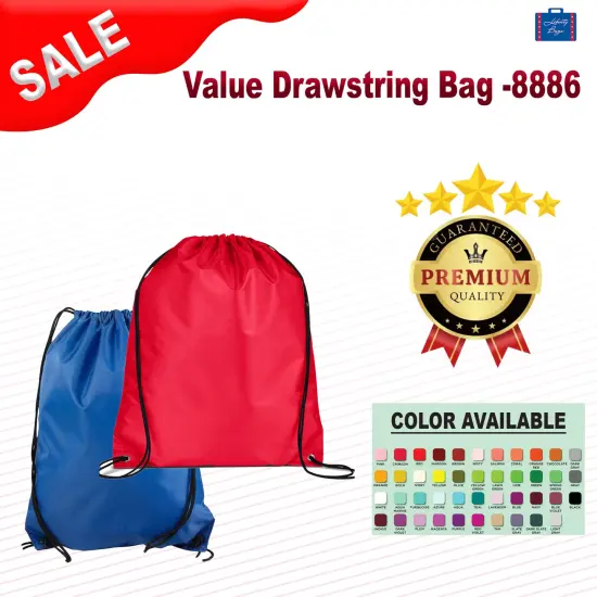 Liberty Bags&reg; Value Drawstring Bag NAVY {2}