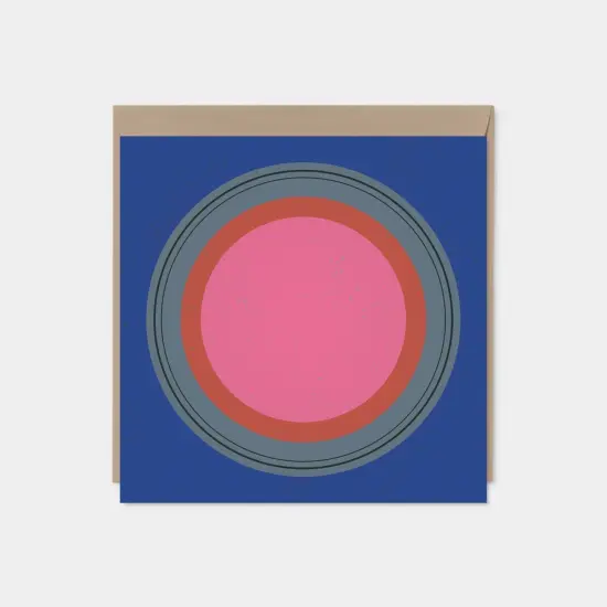 Modern Circle Square Art Card {1}