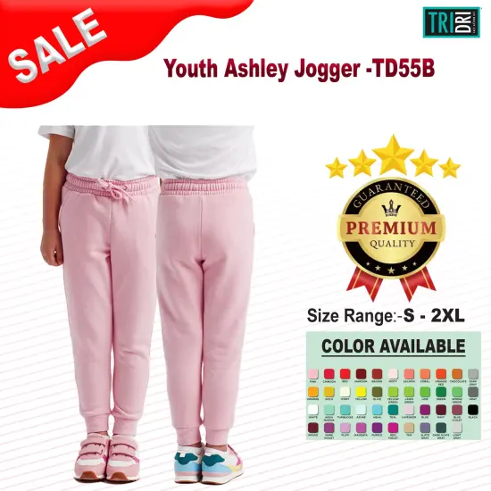 TriDri&reg; Youth Ashley Jogger Black {2}
