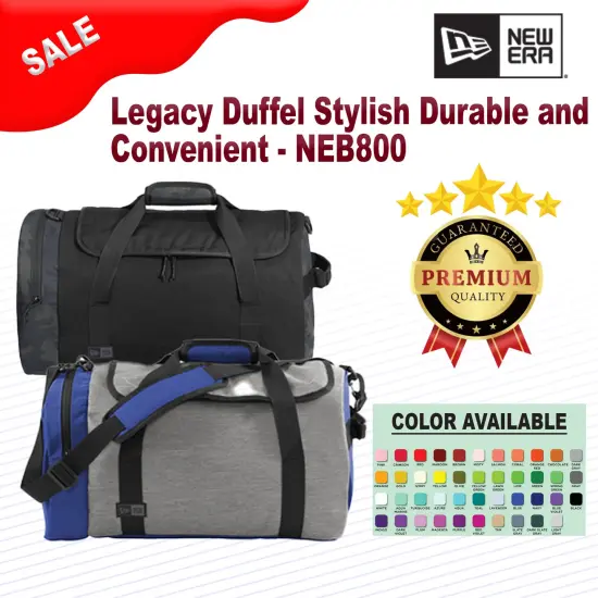 New Era&reg; Legacy Duffel Stylish, Durable, and Convenient G T Heather/ Royal {2}