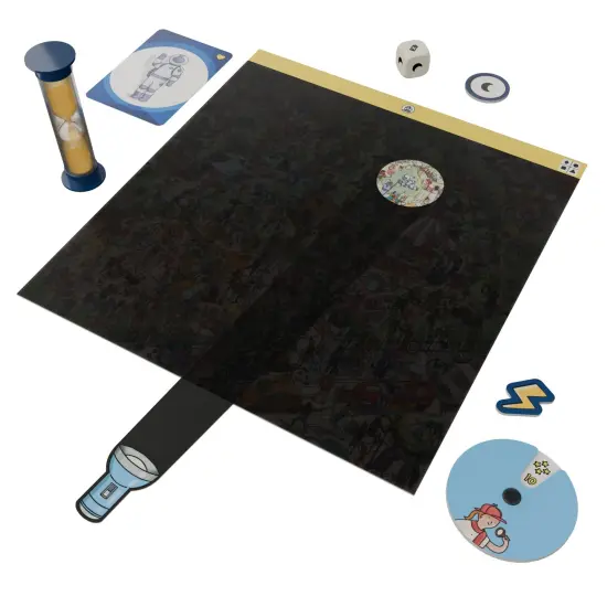 Horrible Guild: Spotlight - Family Board Game, Find Hidden Pictures With Your Magic Flashlight, Co-Op & Competitive, Ages 6+, 1-5 Players, 15 Min {6}