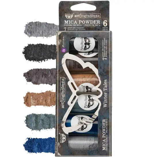 Art Ingredients - Mica Powder Set - Winter Tales - 6 bottles x 7 grams each {1}