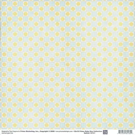 12 INCH X 12 INCH BABY BOY QUILTED {1}