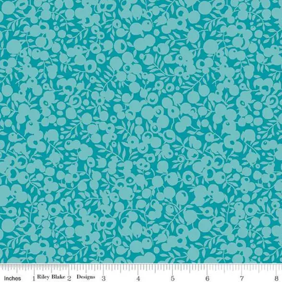 Wiltshire Shadow in Aquamarine (01666553a) | Wiltshire Shadow | Liberty Fabrics | Riley Blake {1}