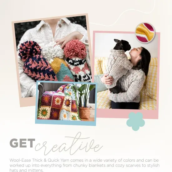 1 Skein Wool-Ease Thick & Quick Yarn - Fossil {5}