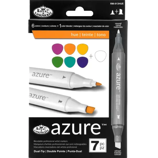 RM-913HUE | Azure&trade; 7pc Hue Color Marker Set {1}