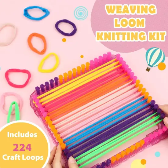 Weaving Loom Kit Toys Crafts Arts and Crafts for Girls and Adults {5}