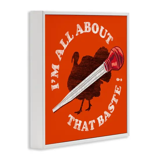 All About That Baste Framed Giclee Art Gray {9}