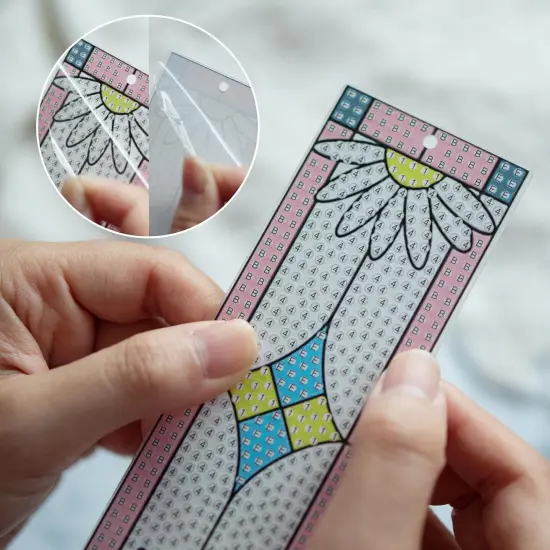 6 PCS 5D Diamond Painting Bookmarks Kits {4}