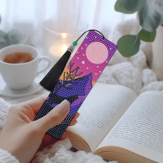 6 Pcs Wild Animal Diamond Painting Bookmarks Kit {5}