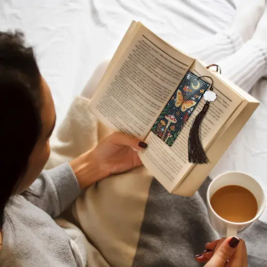 Tassel Bookmark for Kids Adult Beginners Christmas New Year Graduation Birthday Gift {2}