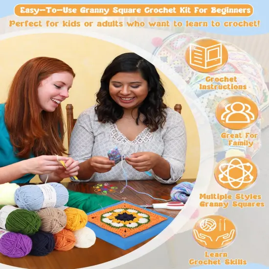 8PCS Yarn, Learn to Crochet Blankets {3}