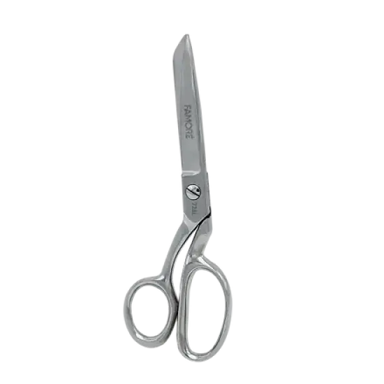 8" True Left-Hand Razor Edge Fabric Shear {3}