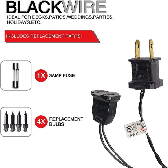 Orange Halloween String Lights - 20FT, 100 Count {4}