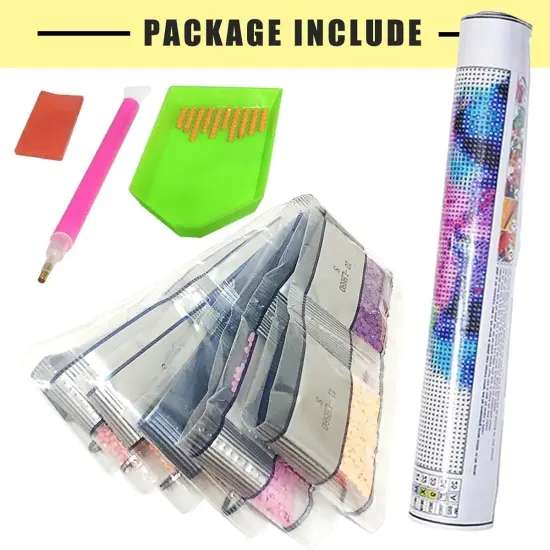 Golden Sun and Moon Diamond Painting Kits - 12x16inch {4}