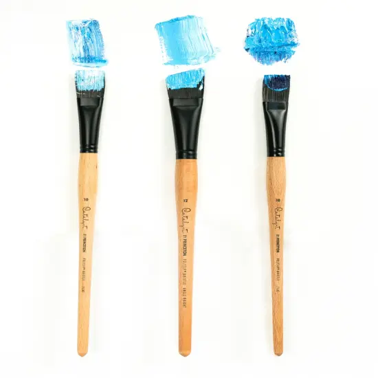 Princeton Catalyst Polytip Brush-Long Handle Flat Size 10 {3}