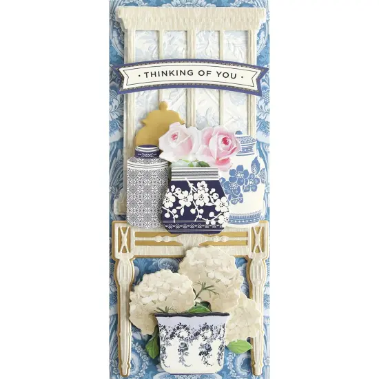 Carte Canton Bleu Slimline Dies {3}