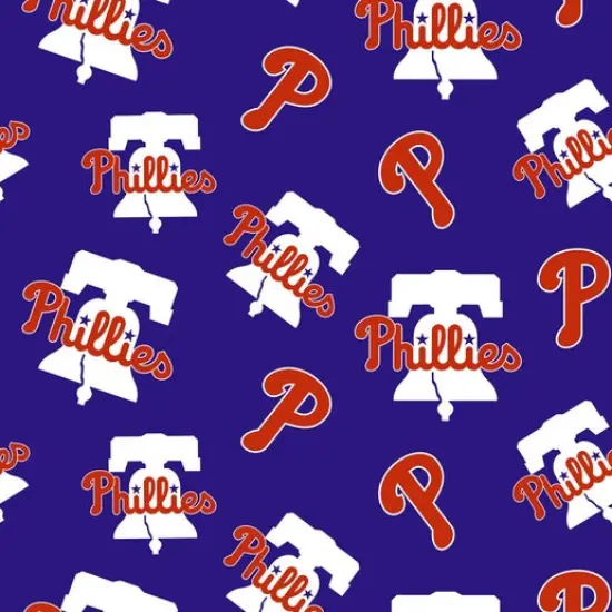 Licensed MLB Philadelphia Phillies 60271 Cotton Fabric by the Yard {1}
