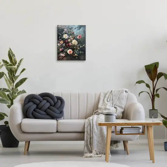 Stupell Industries Moody Dark Bouquet Canvas Wall Art Design by Petal Prints Design {2}