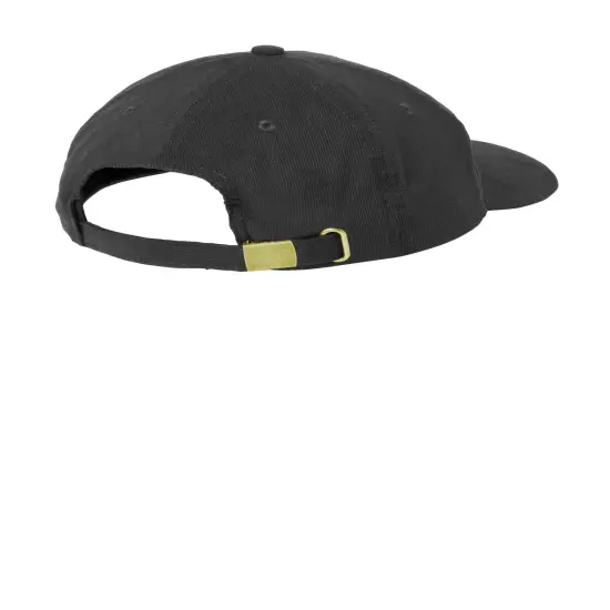 Port Authority&reg; Light Corduroy Dad Cap Deep Black {2}