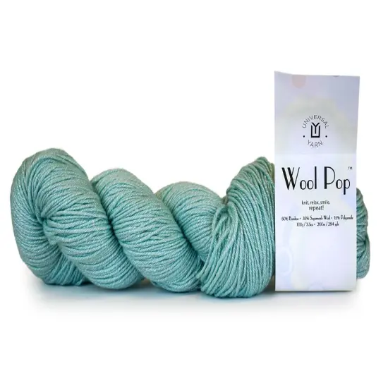 Universal Yarn Wool Pop - Wool Blend DK Yarn - 10 Colors 610 winter blues {2}