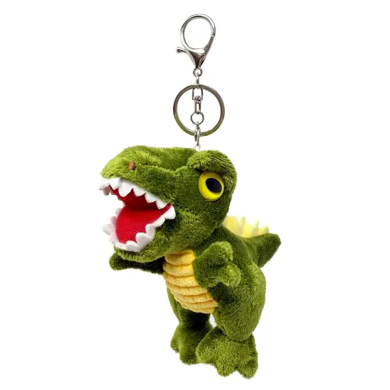 Wrapables Cute Plush Keychain Pendant Charm for Bag, T-Rex {1}
