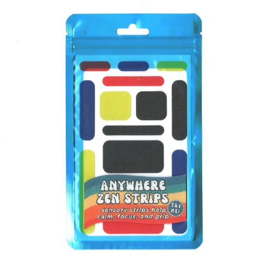 Zen Strips, Anywhere Zen, Bumpy Primary, 13 Per Set, 6 Sets {1}