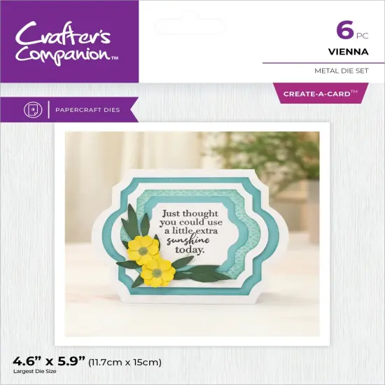 Crafter's Companion Metal Die-Vienna {1}