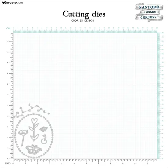 Studio Light Gorjuss Essentials Cutting Die-Nr. 804, Hearts, Butterflies & Flowers {1}