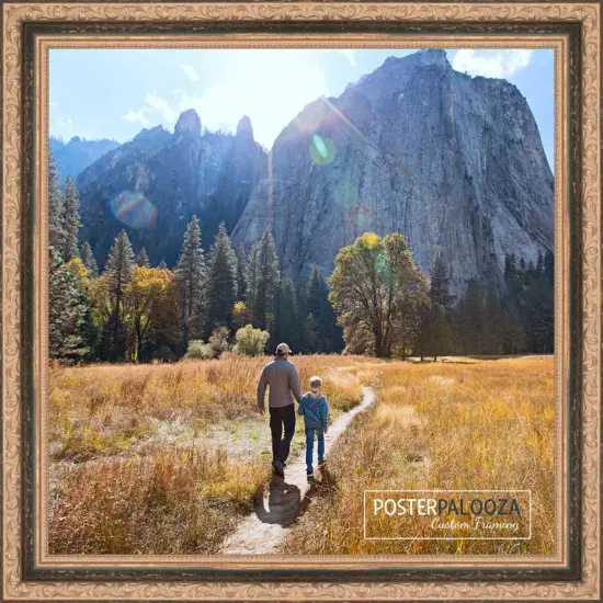 Square Classic Black Picture Frame - UV Acrylic, Foam Board Backing, Hanging Hardware {1}