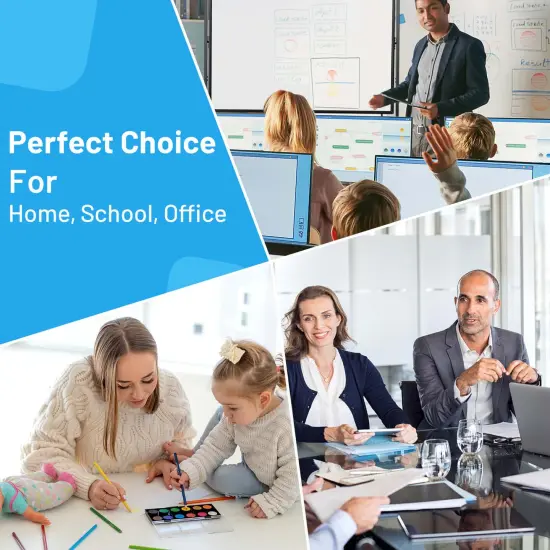 Costway 48''x36'' Mobile Magnetic Double-Sided Reversible Whiteboard Height Adjust {6}