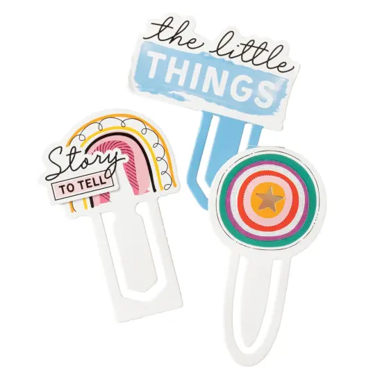 Vicki Boutin Bold And Bright Die-Cut Paper Clips-30 Pieces {6}