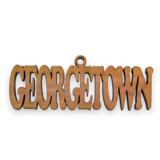 Georgetown - Cedar Ornament {1}