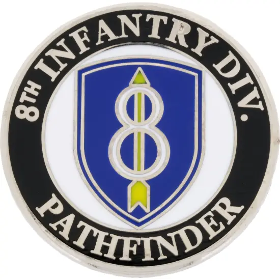 U.S. Army 8th Airborne Infantry Division Pathfinder Pin 1" {1}