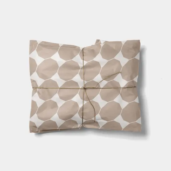 Neo Shape Gift Wrap, Beige {1}