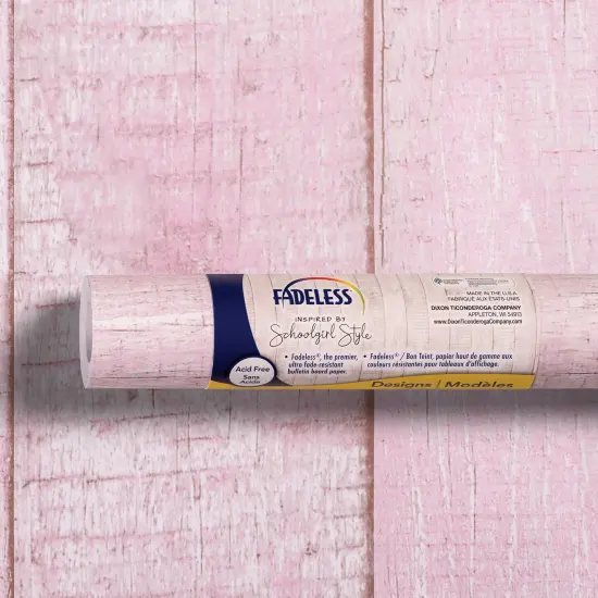 Schoolgirl Style Bulletin Board Paper, 48" x 50', Southern Charm in Pink {1}