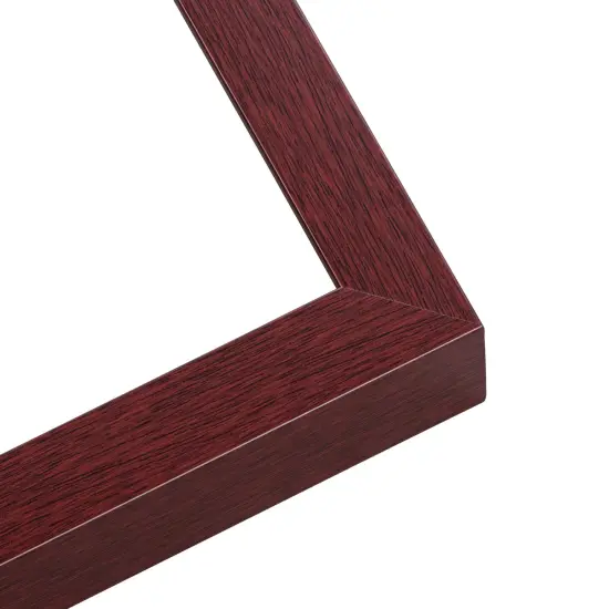 Panoramic Shadow Box 1.5" Depth Brown Picture Frame - UV Acrylic, Backing, Hanging Hardware {2}