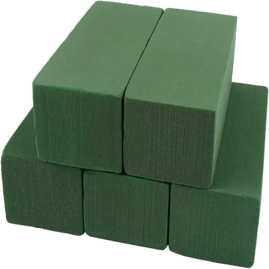 5PCS Wet Floral Foam Bricks,Florist Green Blocks Supplies for Flower Arrangement DIY Craft {1}