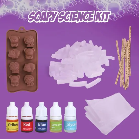 Soap Making Kit for Kids, Crafts Activity Science Kits, STEM DIY Educational Animal Toys for Boys & Girls Ages 6+ {2}