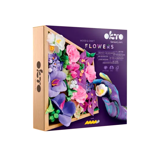 OKTO Sensory Art 3D Woodcraft &ldquo;Inspiration&rdquo; &ndash; Succulent Craft Kit {1}