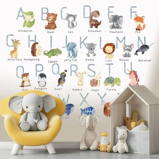 ABC Alphabet Wall Decals for Kids {1}