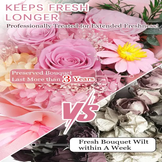 Preserved Fresh Flowers for Delivery {3}