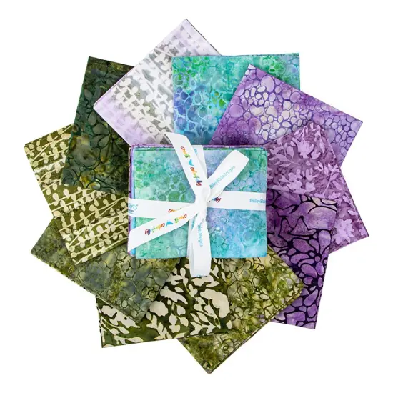 Expressions Batiks Fat Quarter Bundle in Plant Based A by Sew Yeah Quilting for Riley Blake (FQ-23326A-10) {2}