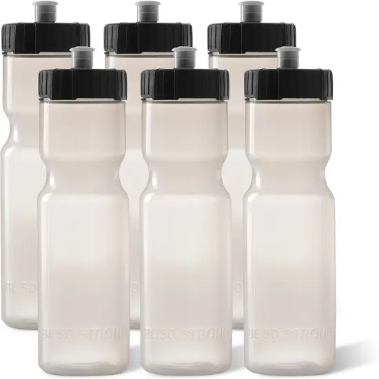 Sports Water Bottles &ndash; Reusable 22 oz BPA-Free Plastic Bottles {1}