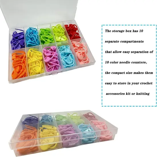 150 Pieces Knitting Crochet Locking Stitch Markers {5}