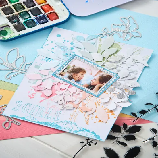 Sizzix Framelits Die Set By 49 And Market -Fine Stems 02 {4}