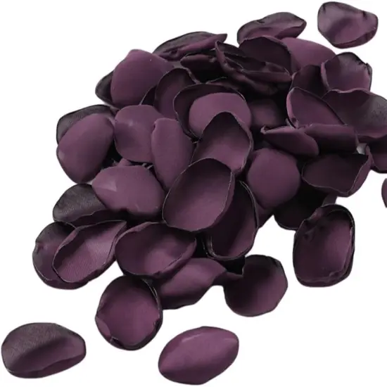 200PCS Flower Girl Scatter Purple Petals {1}